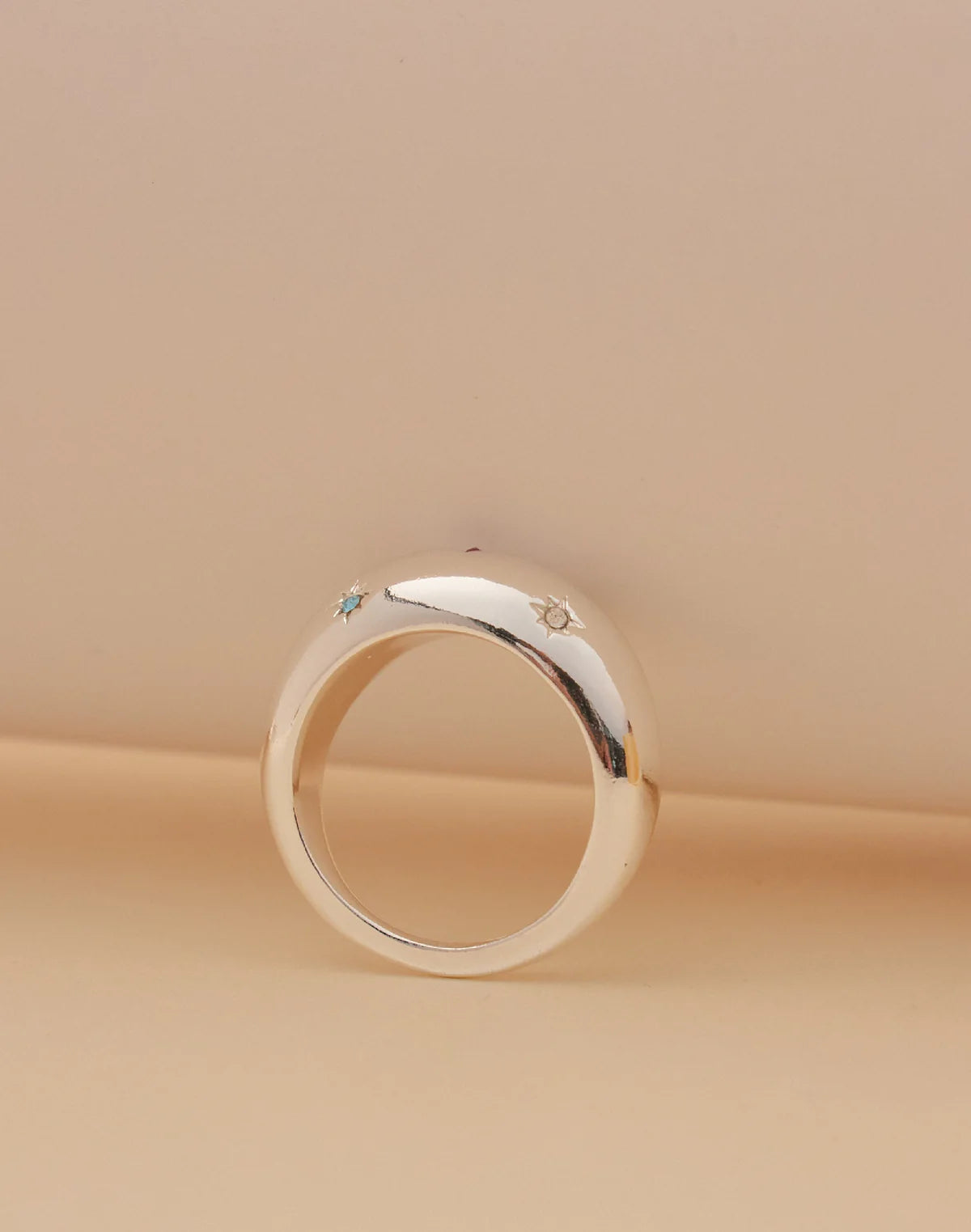 Anillo Selene - Crystal Ring | 24k Gold & Silver Plated