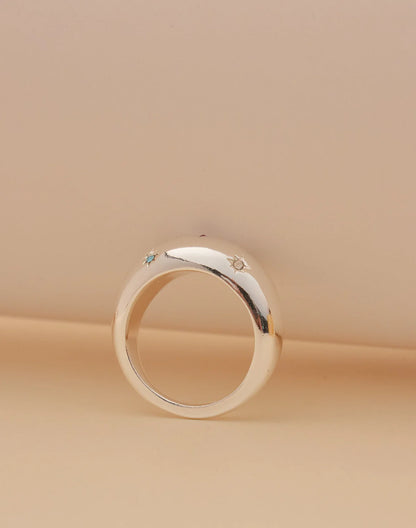 Anillo Selene - Crystal Ring | 24k Gold & Silver Plated