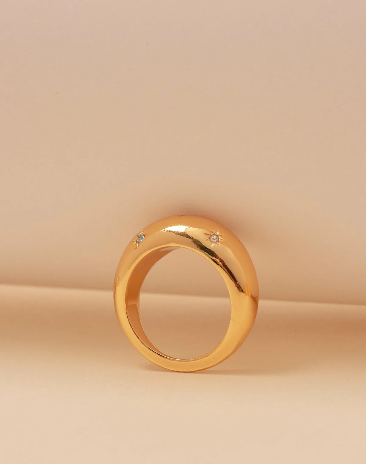 Anillo Selene - Crystal Ring | 24k Gold & Silver Plated