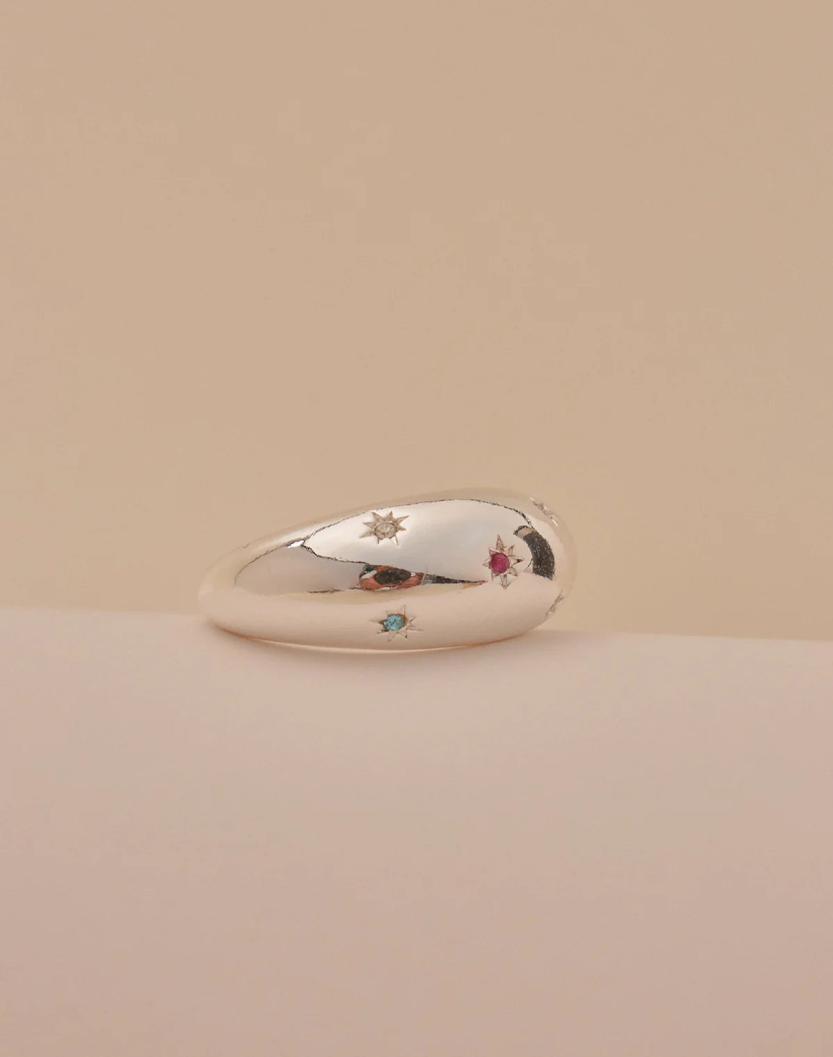 Anillo Selene - Crystal Ring | 24k Gold & Silver Plated