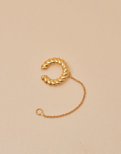 Crown Set of 2 Studs + Earcuff by Entrelazos