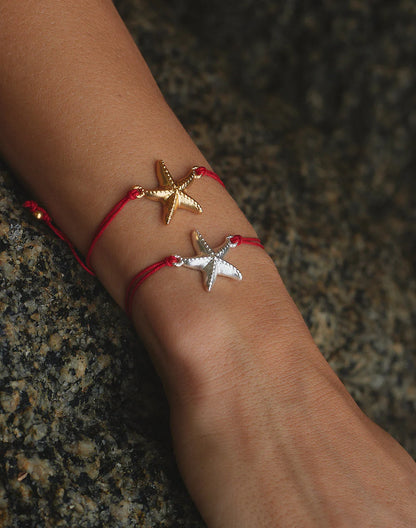 Estrella de Mar Charm Cord Bracelet