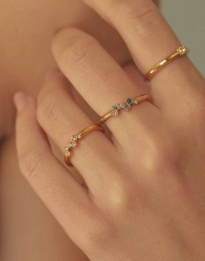 Monaco Ring Set by Entrelazos