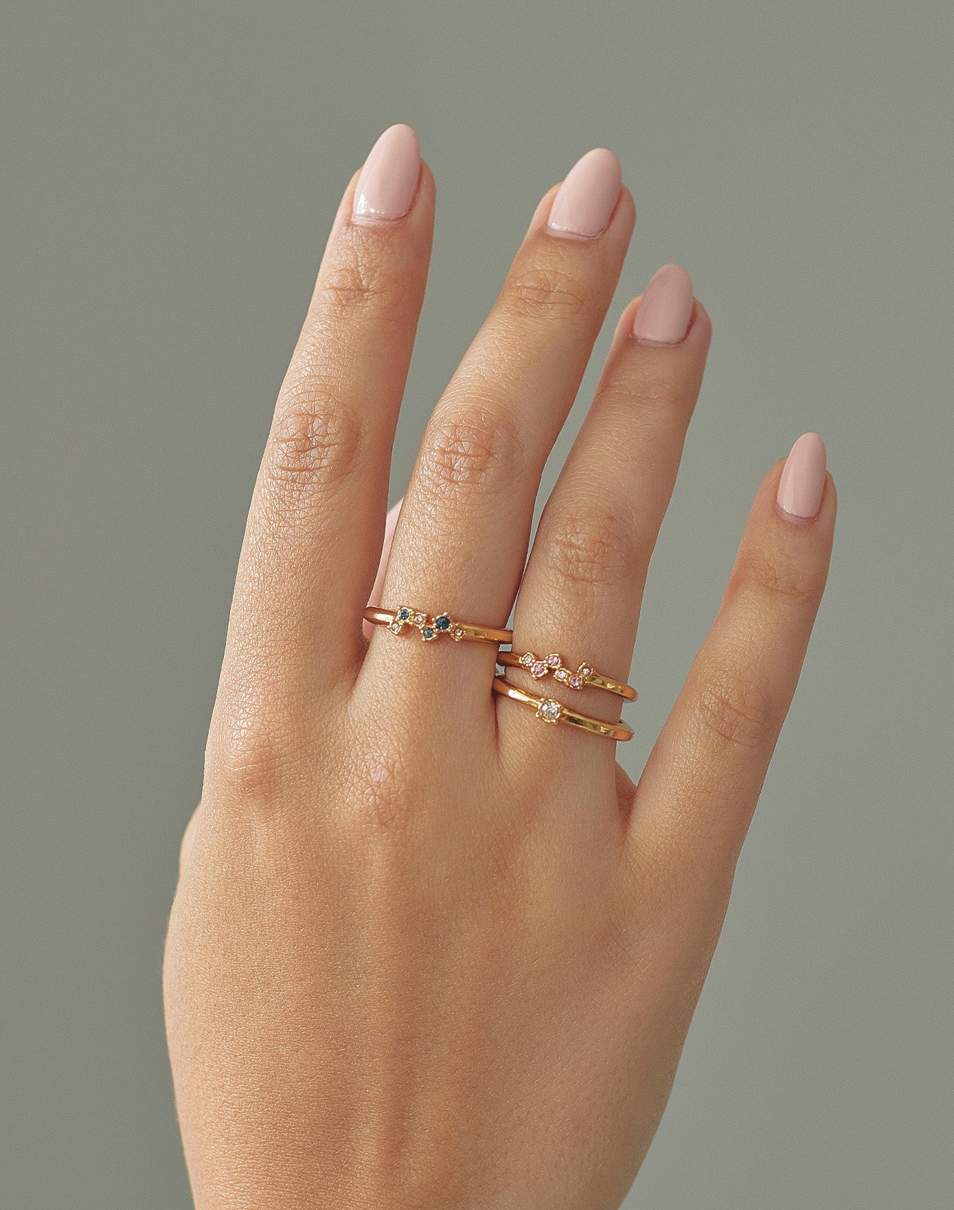 Monaco Ring Set by Entrelazos