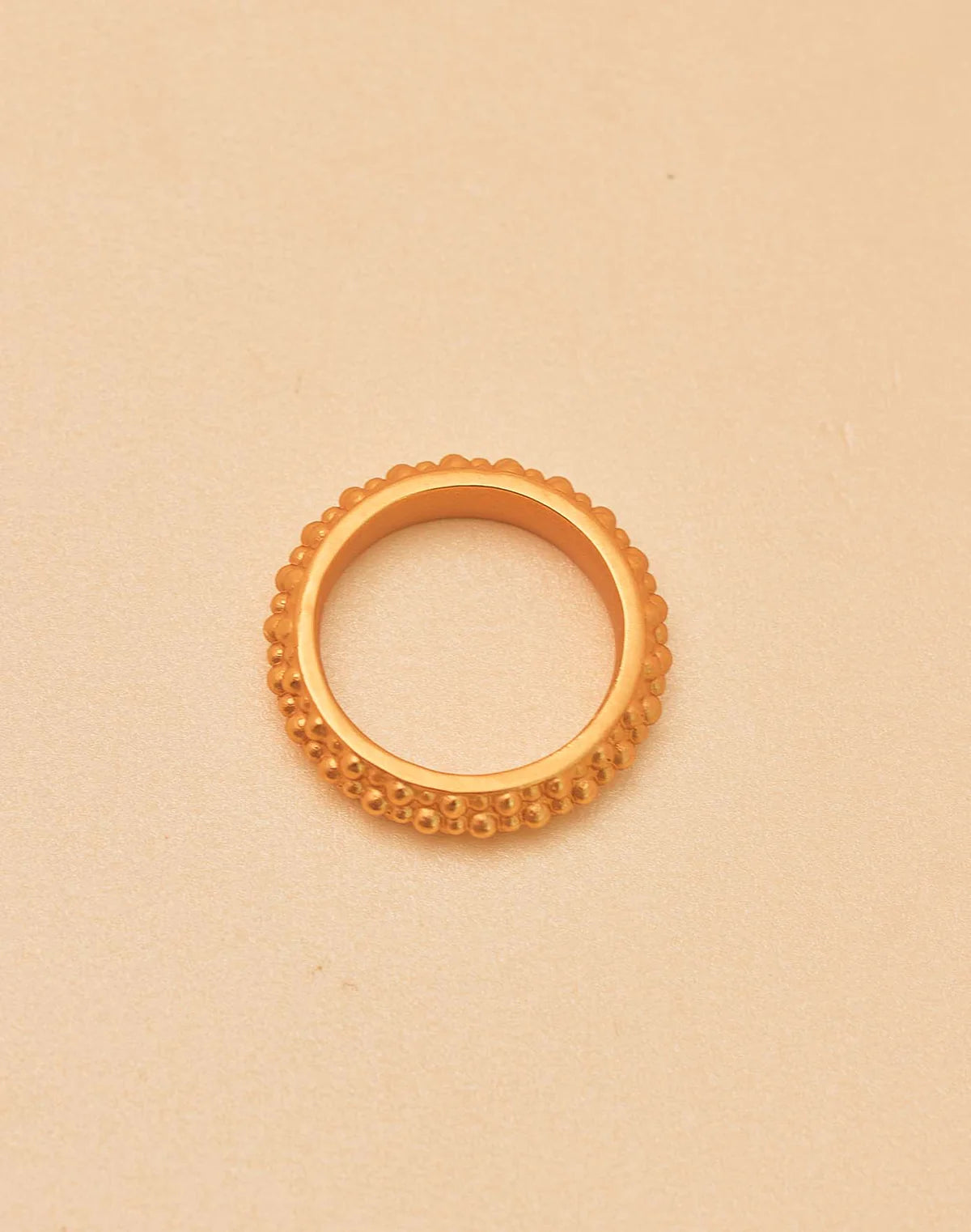 Nirvana Ring Set of 3 - Tiger, Cabochon & Dotted Ring Set by Entrelazos