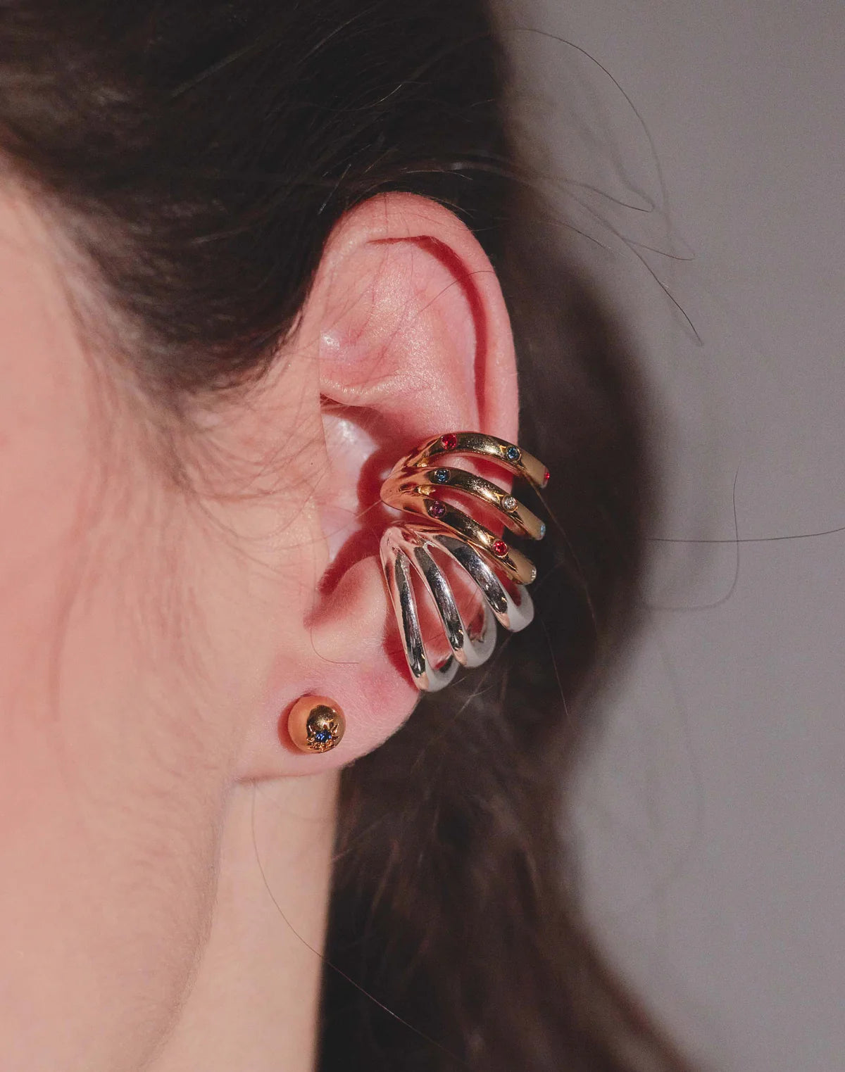 Florence Set of Studs + Earcuffs by Entrelazos