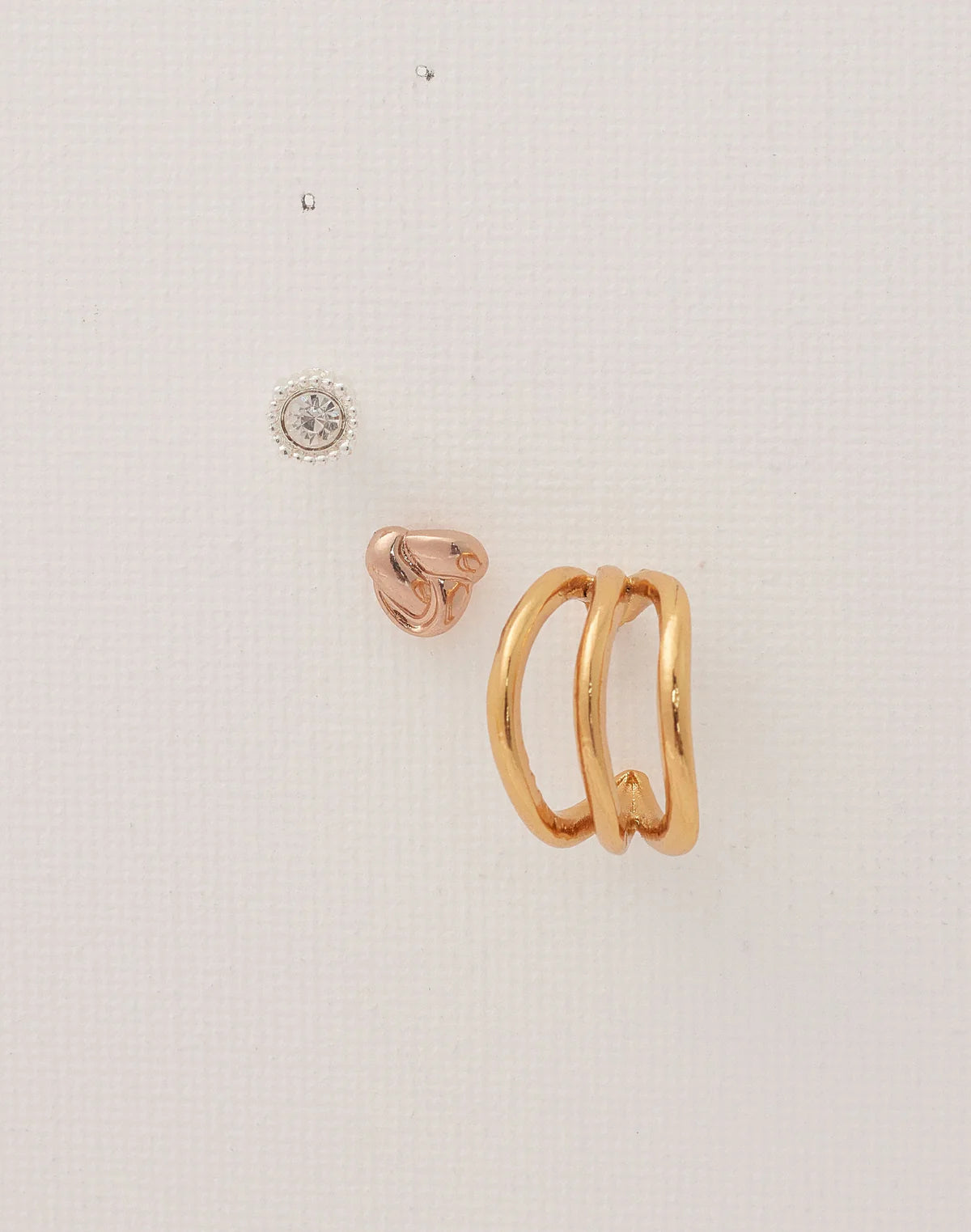 Girona Set of 3 Earrings by Entrelazos