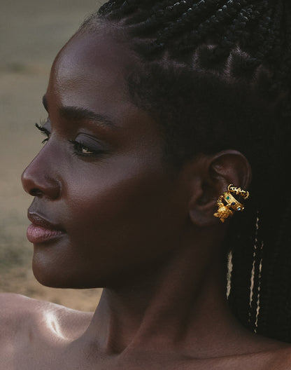 Entrelazos Arena Dorada Earcuff Set – Jungle Luxe Trio