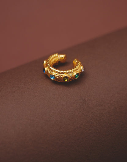 Entrelazos Arena Dorada Earcuff Set – Jungle Luxe Trio