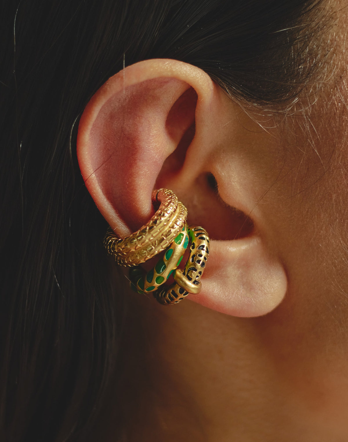 Pieles Ear Cuffs Set of 3