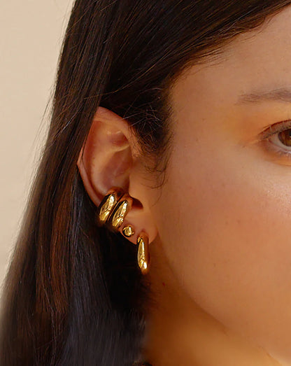 Entrelazos Bubble Stud Set - 4 Pair Gold Essentials