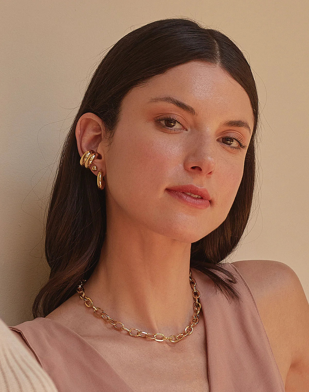 Entrelazos Bubble Stud Set - 4 Pair Gold Essentials