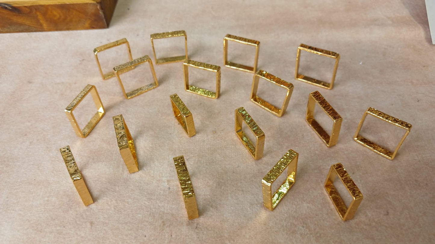 Handcrafted Square Ring