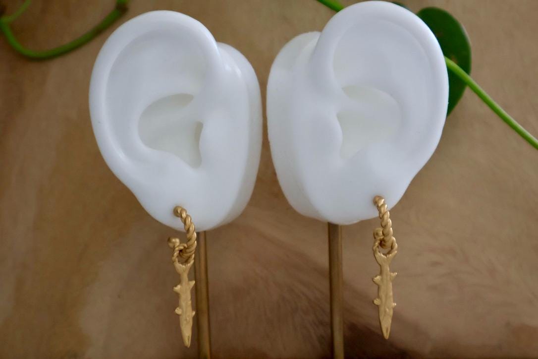 Magdalena Removable Charm Hoop Earrings